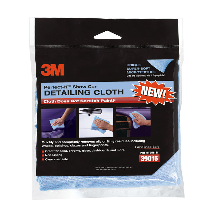3M Perfect-It® III Auto Detailing Cloth 06020, Blue, 6/6, 6 pack