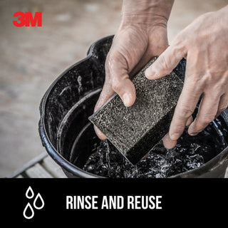 3M Drywall Sanding Sponge CP-042, Single Angle, 2 7/8 in x 4 7/8 in x 1 in, Fine