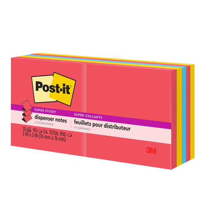 Post-it® Super Sticky Dispenser Pop-up Notes R330-10SSAN, 3 in x 3 in