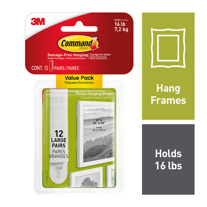 Command Large Picture Hanging Strips 17206-12ES