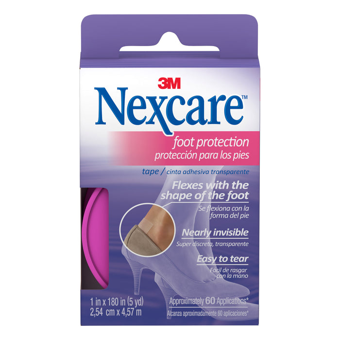 Nexcare Foot Protection Tape FPT-05, 1 in x 5 yds (2.54 cm x 4.57 m)