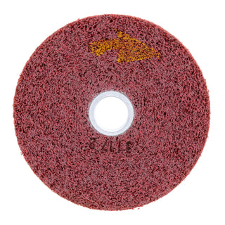 Scotch-Brite Metal Finishing Wheel, MF-WL, 6A Coarse, 6 in x 1 in x 1
in