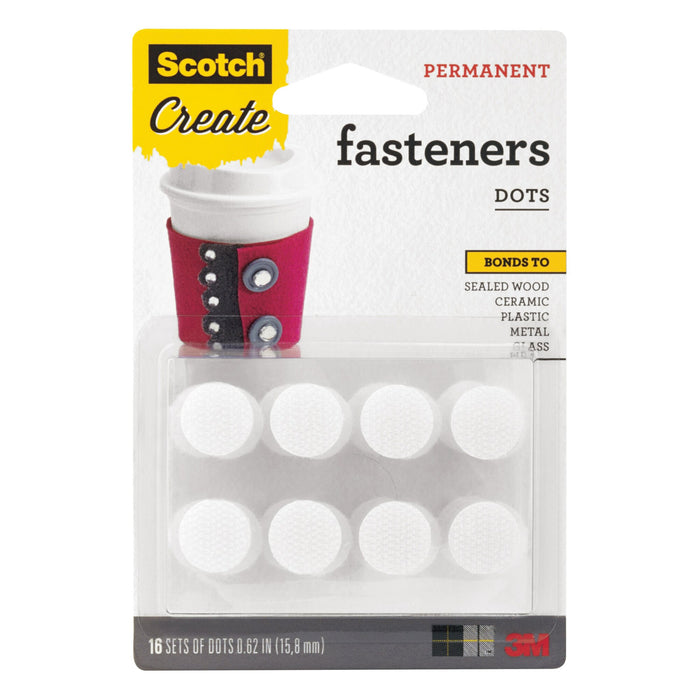 Scotch Indoor Fastener Dots RF7060-CFT, 5/8 in (16 Sets)