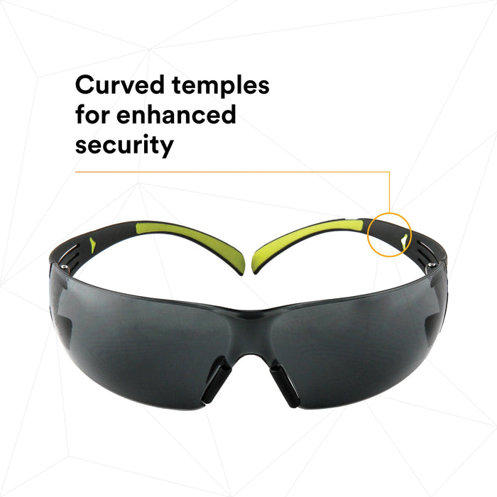 3M SecureFit Protective Eyewear SF402AF, Gray Anti-fog Lens