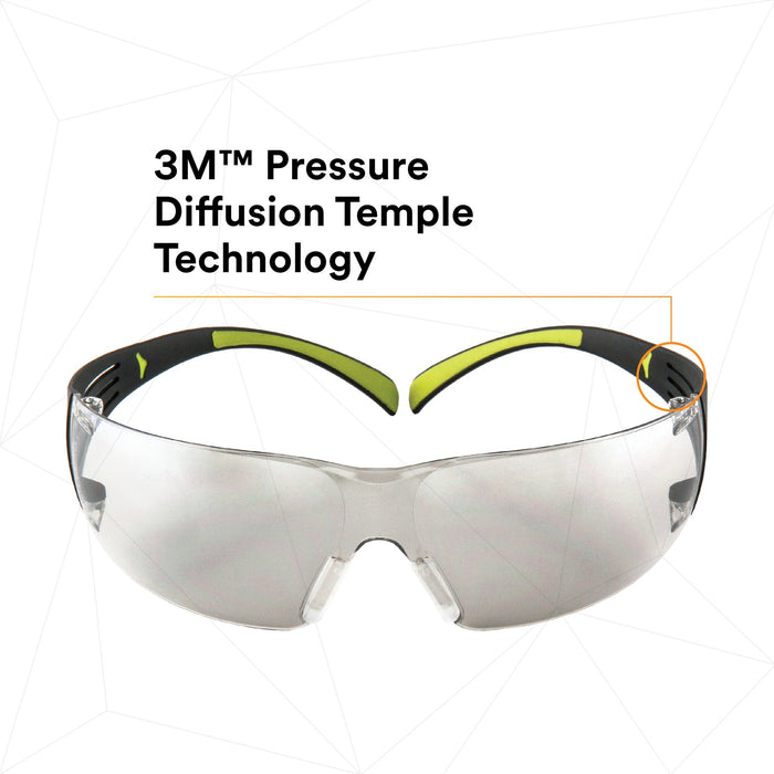 3M SecureFit Protective Eyewear SF410AS, Indoor/Outdoor Mirror Lens