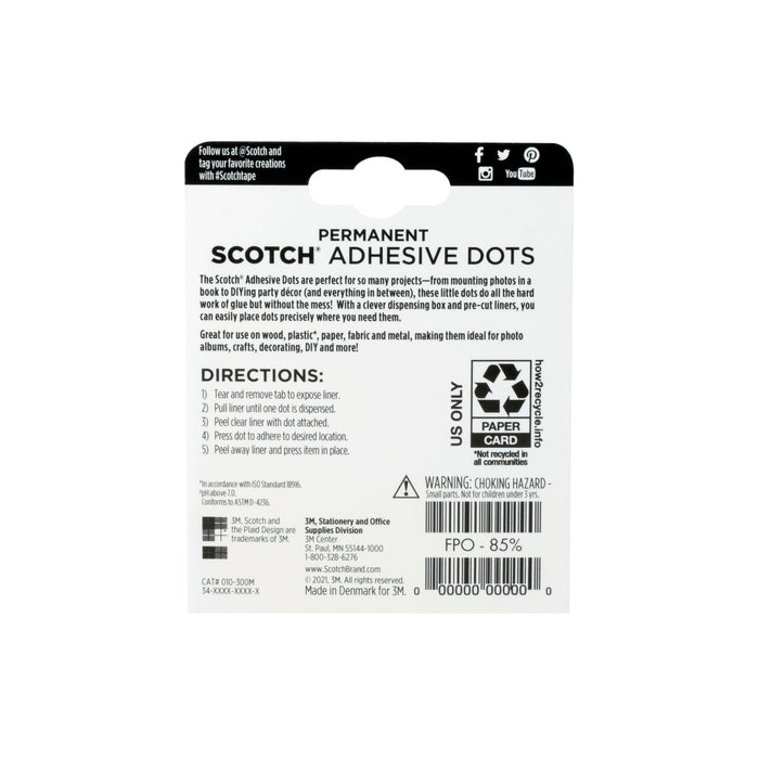 Scotch® Adhesive Dots 010-300M