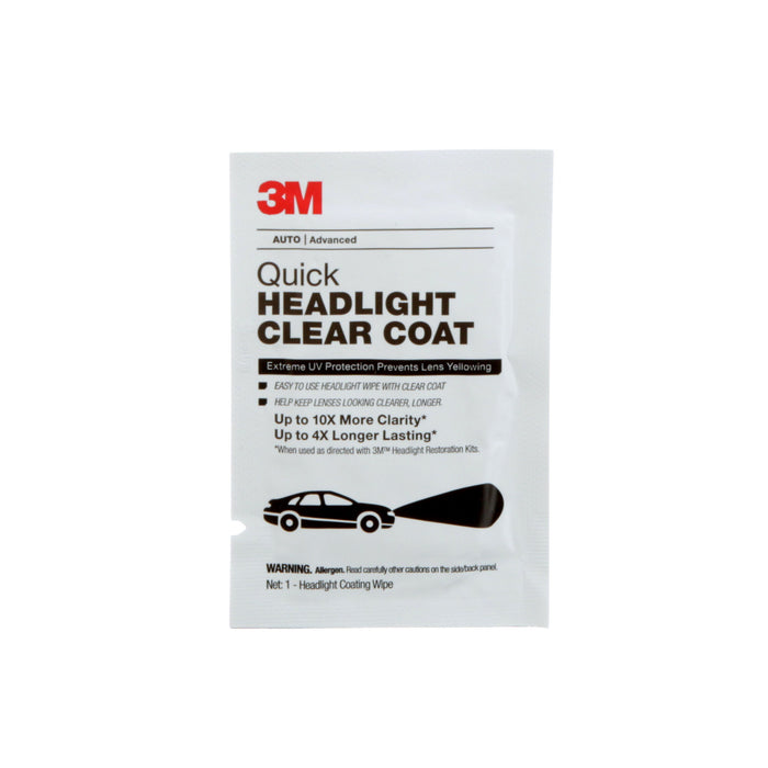 3M Quick Headlight Clear Coat Wipes, 32516
