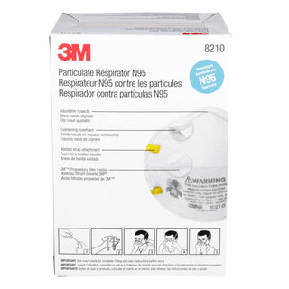 3M Particulate Respirator 8210, N95
