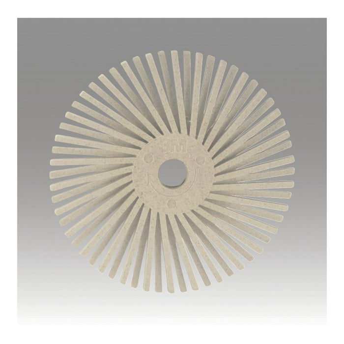 Scotch-Brite Radial Bristle Disc, RB-ZB, 120, 1 in x 1/8 in, Thin Bristle