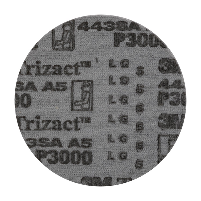 3M Trizact Performance Sanding Disc, 01459, 6 inch, 3000 grit, 20 per
case
