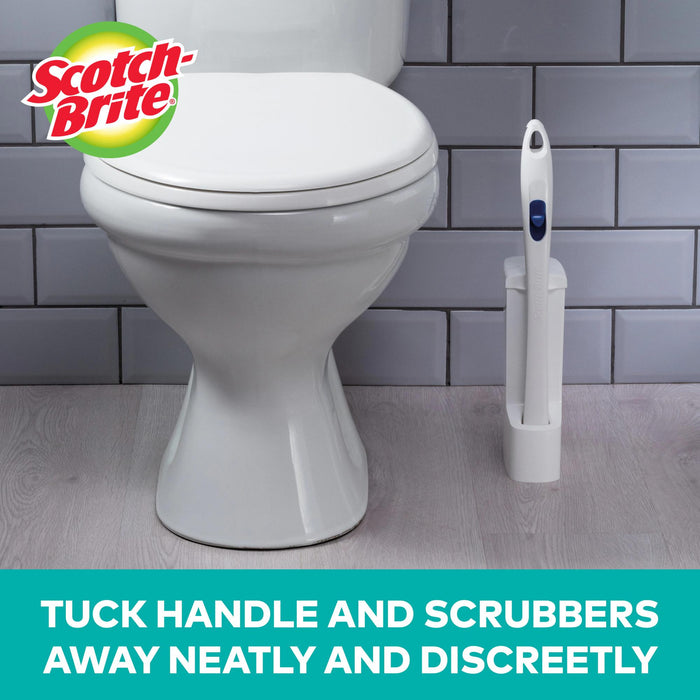 Scotch-Brite® Disposable Toilet Scrubber Cleaning System, 558-SK-4NP