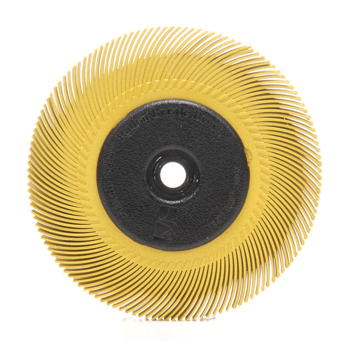 Scotch-Brite Radial Bristle Brush, 6 in x 7/16 in x 1 in 80 withAdapter