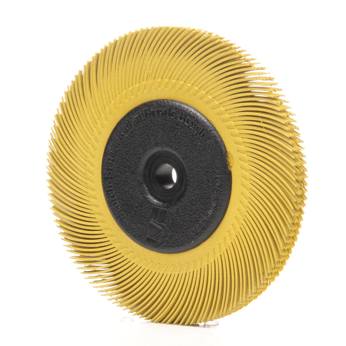 Scotch-Brite Radial Bristle Brush, 6 in x 7/16 in x 1 in 80 withAdapter