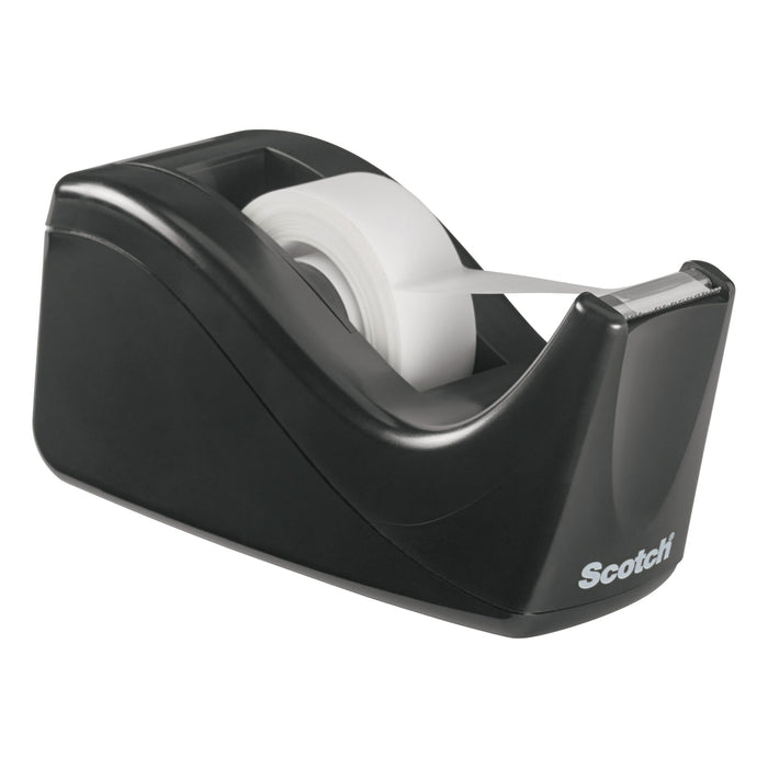 Scotch® Desktop Tape Dispenser C60-BK, Black Two-Tone