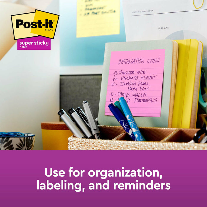 Post-it® Super Sticky Dispenser Pop-up Notes R440-YWSS, 4 in x 4 in