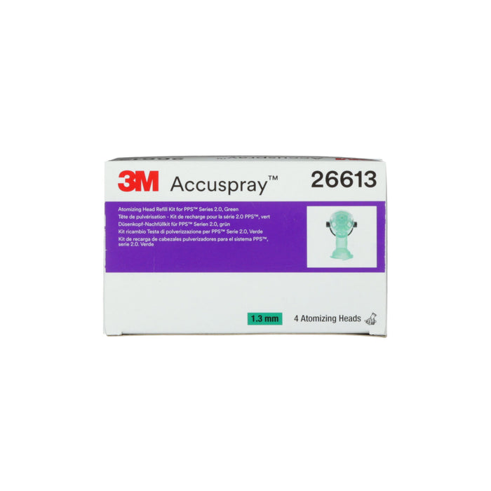 3M Accuspray Atomizing Head Refill Pack for 3M PPS Series 2.0,26613, Green