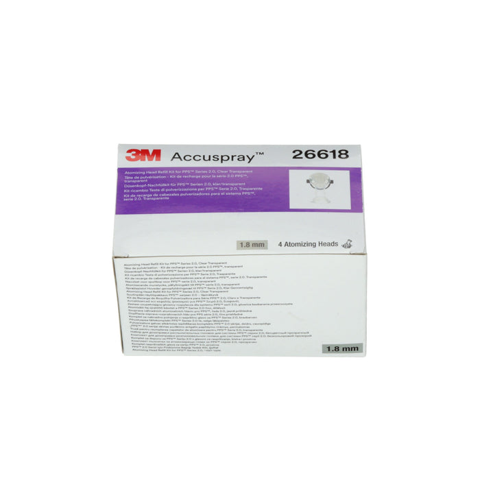 3M Accuspray Atomizing Head Refill Pack for 3M PPS Series 2.0,26618, Clear