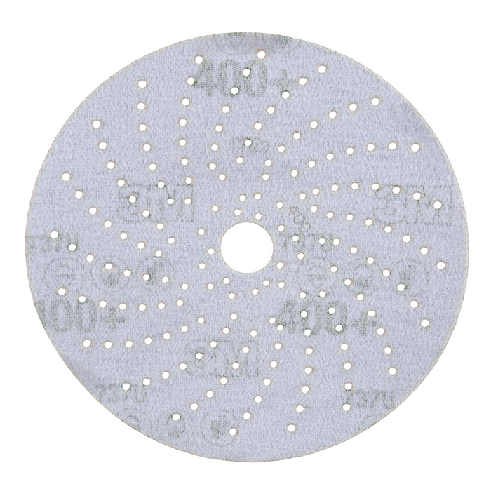 3M Cubitron II Hookit Clean Sanding Abrasive Disc, 31484, 6 in, 400+
grade