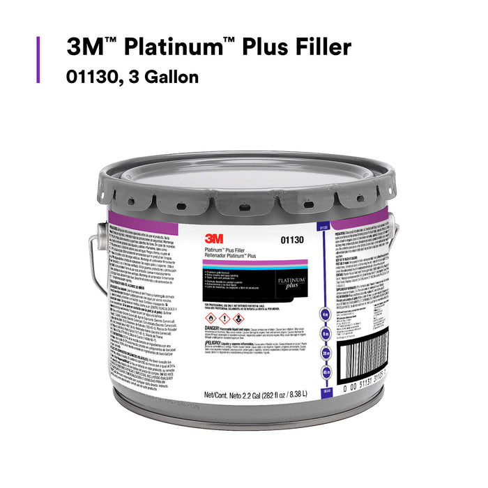 3M Platinum Plus Filler 01130, 3 Gallon