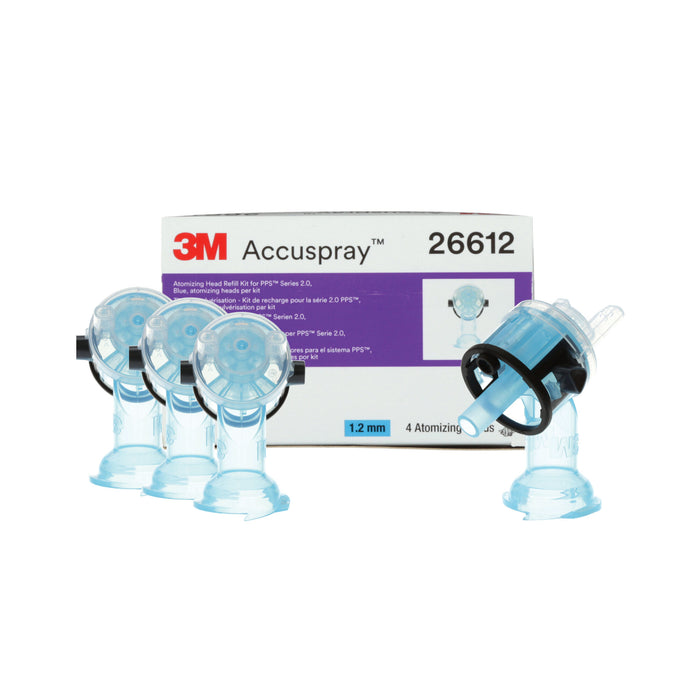 3M Accuspray Atomizing Head Refill Pack for 3M PPS Series 2.0,26612, Blue