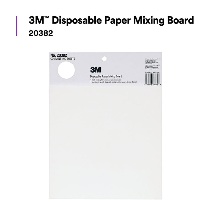 3M Disposable Paper Mixing Board, 20382