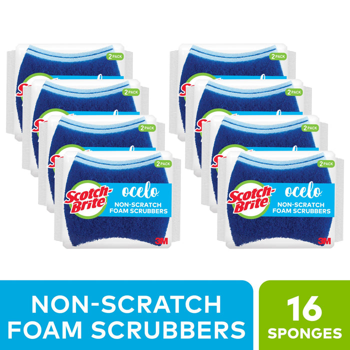 Scotch-Brite® ocelo Non-Scratch Foam Scrubber, NS2-UR-M