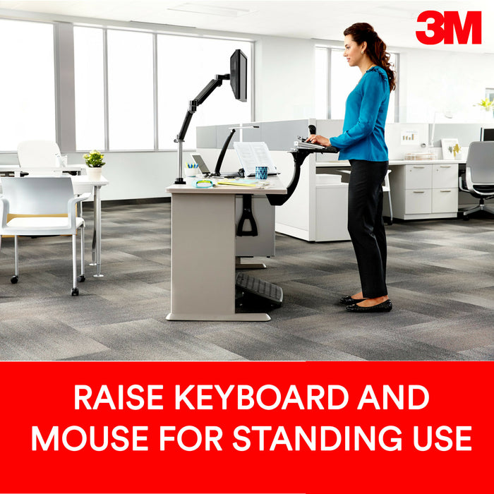 3M Adjustable Keyboard Tray AKT170LE, 26.5 in x 23 in x 8 in