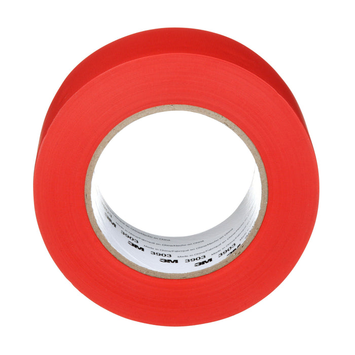 3M Vinyl Duct Tape 3903, Red, 2 in x 50 yd, 6.5 mil, 24 Rolls/Case,