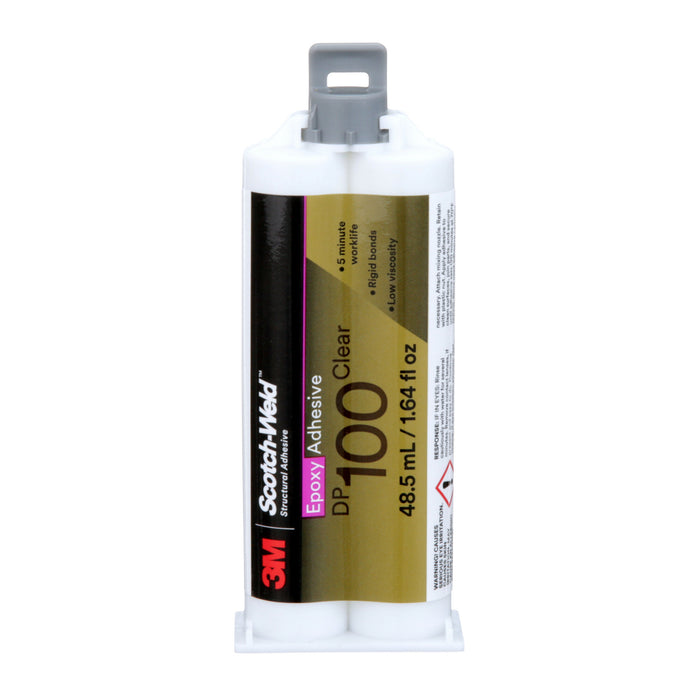 3M Scotch-Weld Epoxy Adhesive DP100, Clear, 48.5 mL Duo-Pak