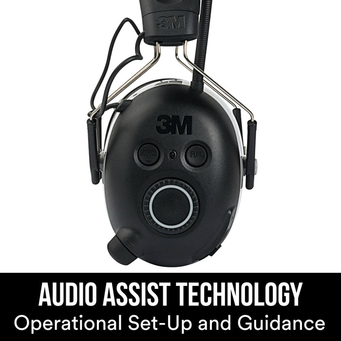 3M WorkTunes Connect + AM/FM Hearing Protector with Bluetooth®Technology