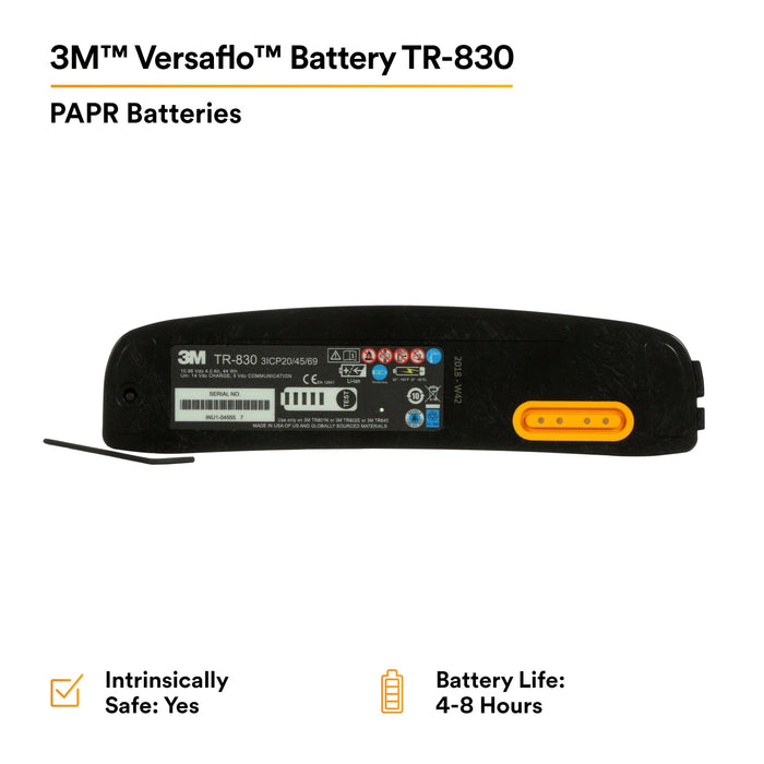 3M Versaflo Battery TR-830/94243(AAD), Intrinsically Safe
