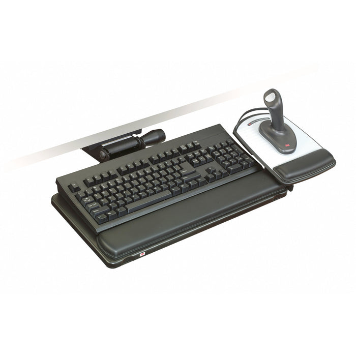 3M Easy Adjust Keyboard Tray with Adjustable Keyboard and MousePlatform