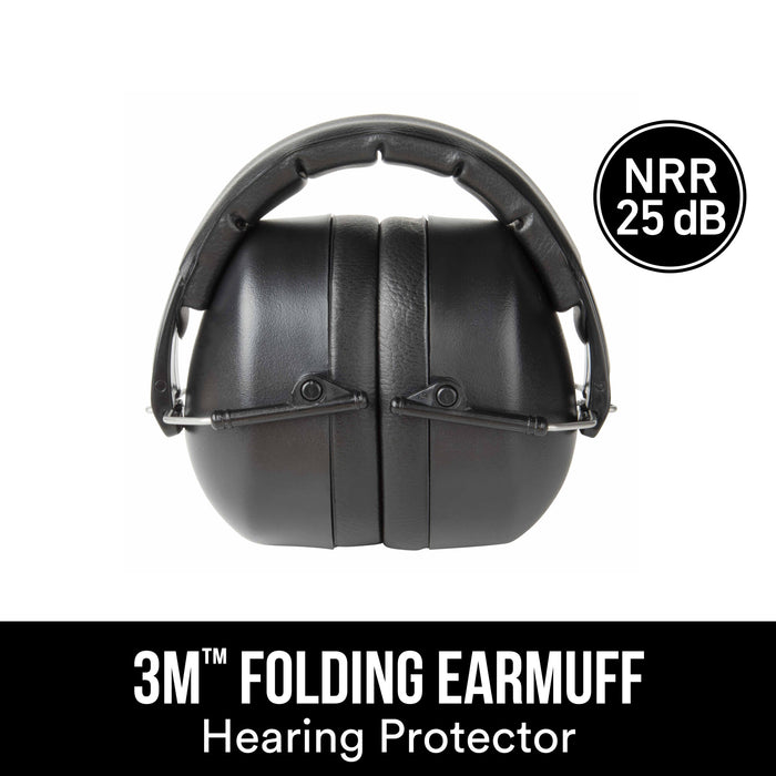 3M Folding Earmuff, 90563H1-DC, Black