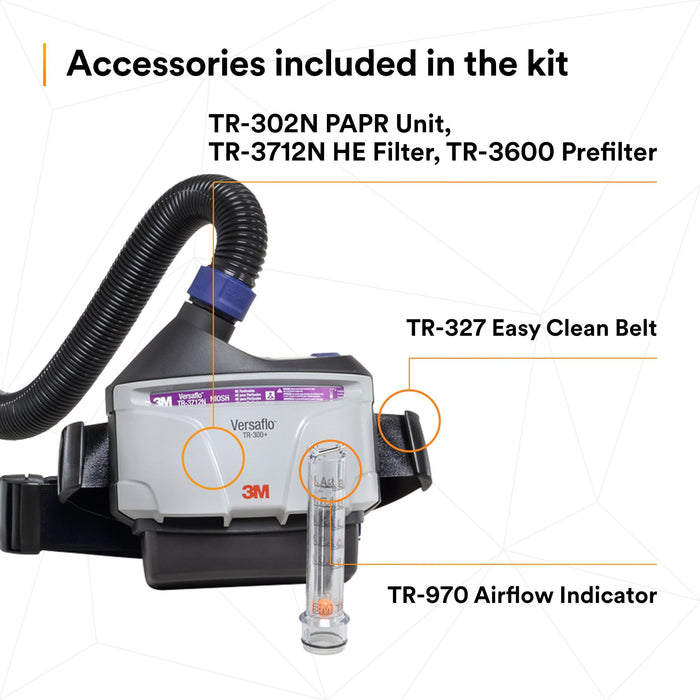 3M Versaflo Easy Clean PAPR Kit TR-300N+ ECK 1 EA/Case