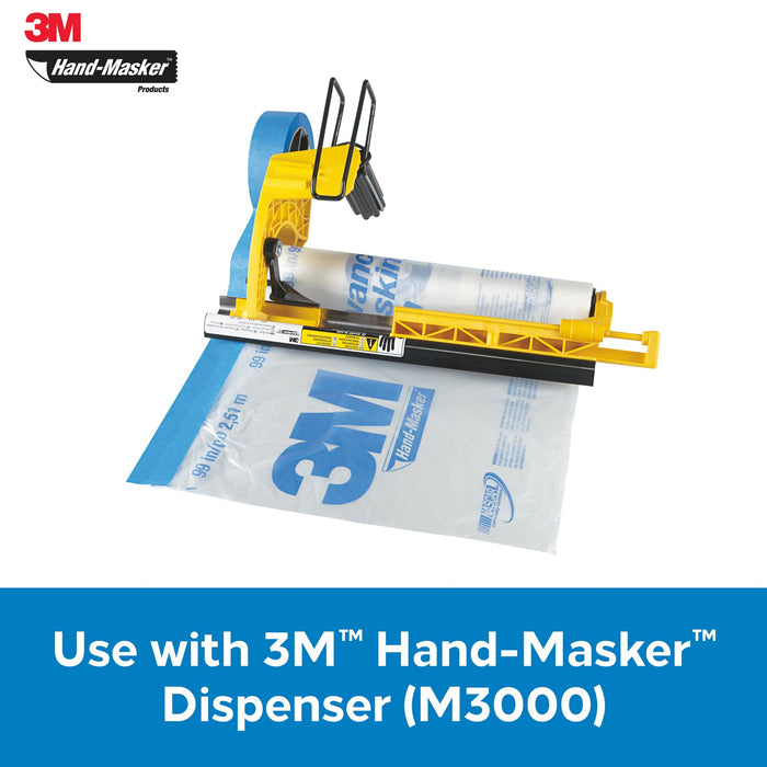 3M Hand-Masker Advanced Masking Film, AMF48-8C, 48 in x 180 ft x .35mil