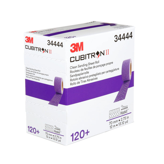 3M Cubitron II Hookit Clean Sanding Sheet Roll 737U, 34444, 120+
grade