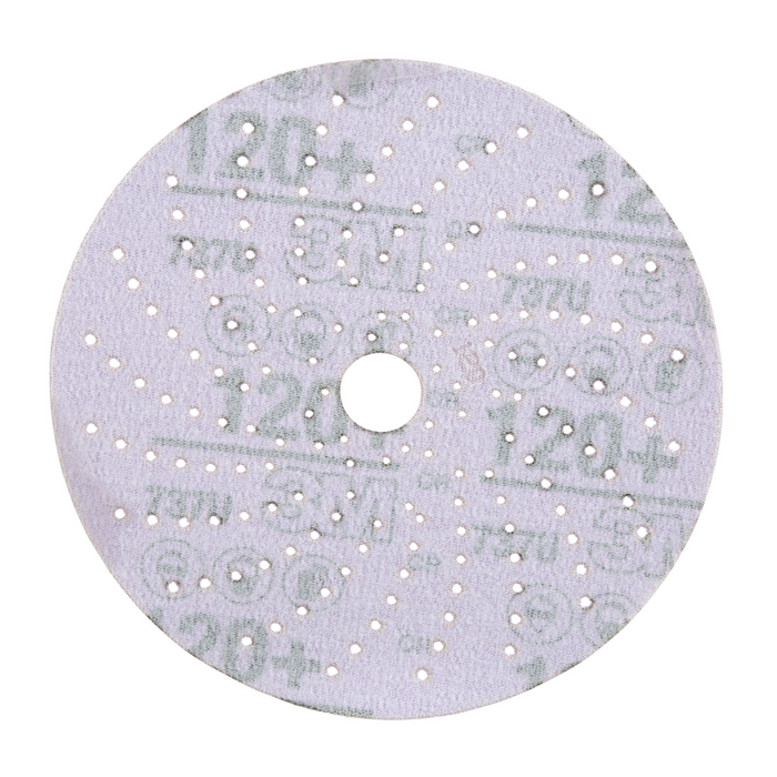 3M Cubitron II Hookit Clean Sanding Abrasive Disc, 31372, 6 in, 120+
grade