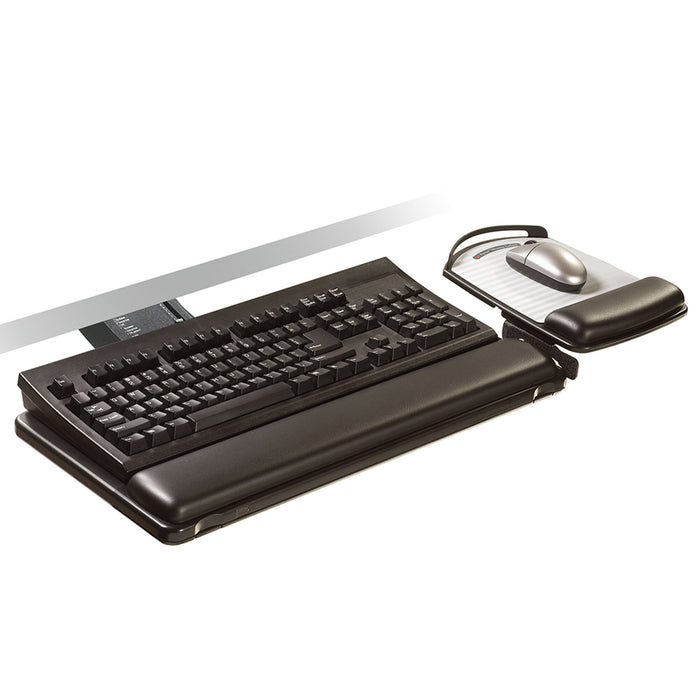 3M Sit/Stand Easy Adjust Keyboard Tray with Adjustable Keyboard andMouse