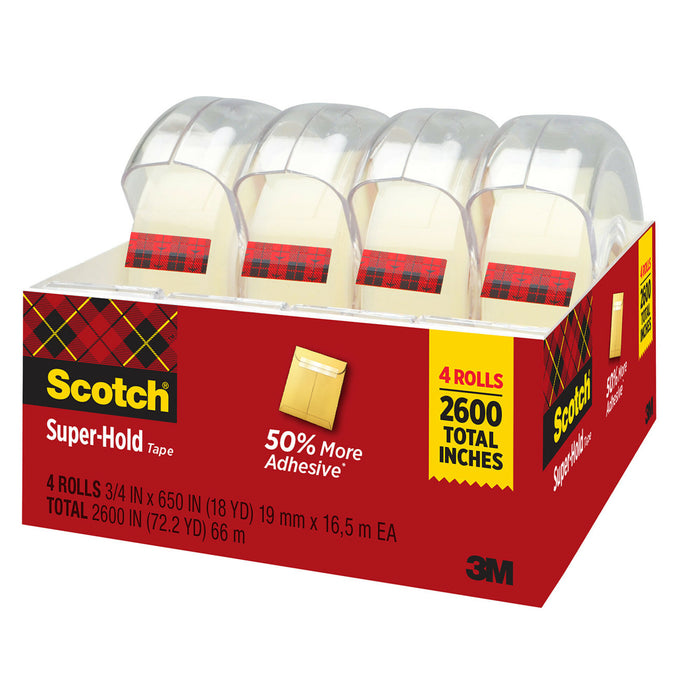 Scotch® Super-Hold Tape 4198, 3/4 in. x 650 in. (19 mm x 16,5 m)