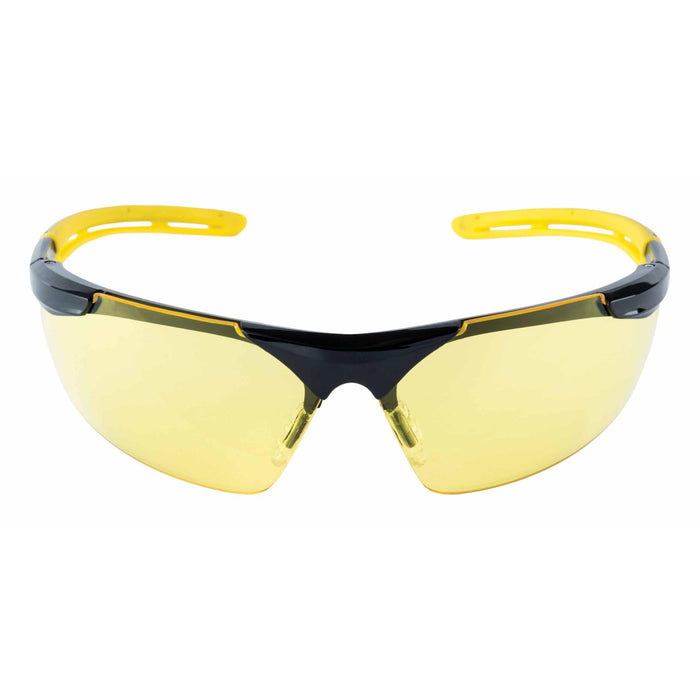 3M Safety Eyewear Amber Comfort 90211-HV6-NA, Black Frame Yellow
Accent