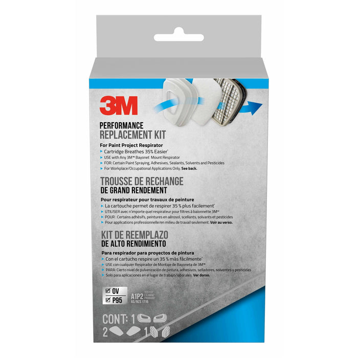 3M Performance Replacement Kit for the Paint Project Respirator OV/P95