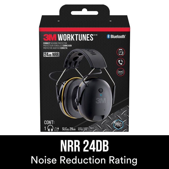 3M WorkTunes Connect Wireless Hearing Protector with Bluetooth®Technology