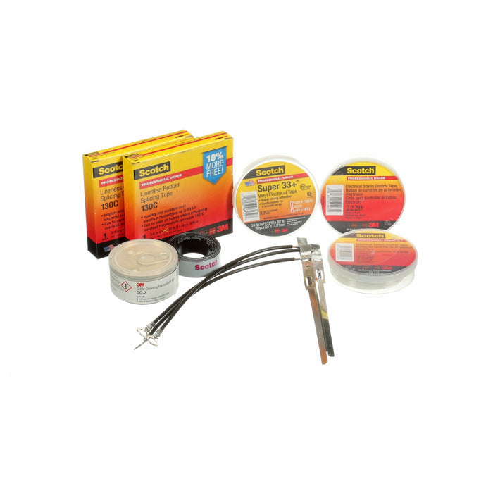Scotch® Tape Termination Kit 5702, 5-15 kV, 250-1000 kcmil, Tape Shield