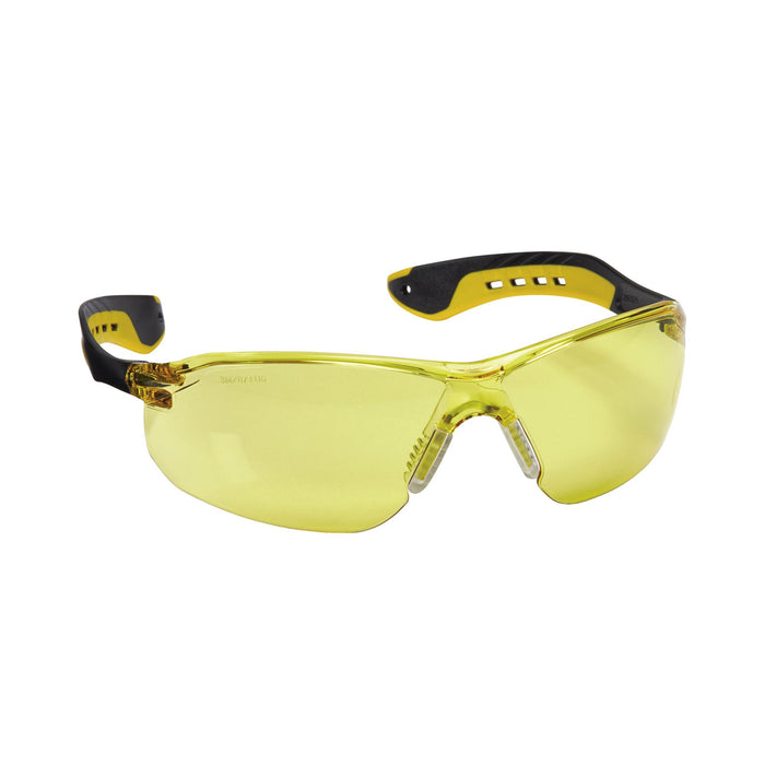 3M Flat Temple Eyewear Anti-Scratch, 47013H1-DC, Black/Yellow, Amber
Lens