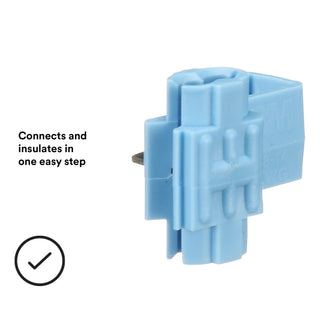 3M Scotchlok Electrical Idc 560-Pouch, Light Blue, 18–16 Awg(Solid/Stranded)