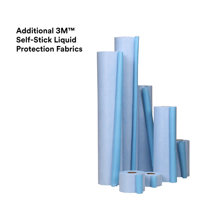 3M Self-Stick Liquid Protection Fabric, 36878, Blue, 14 in x 300 ft