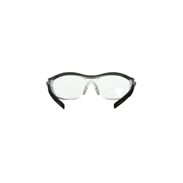 3M Readers Safety Glasses, 91193H1-C, +2.5, Blk Frm, Clr Lens