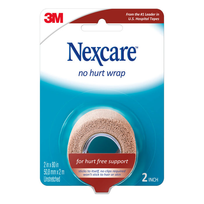 Nexcare No Hurt Wrap NHT-2, 2 in x 80 in (50,8 mm x 2 m) Unstretched