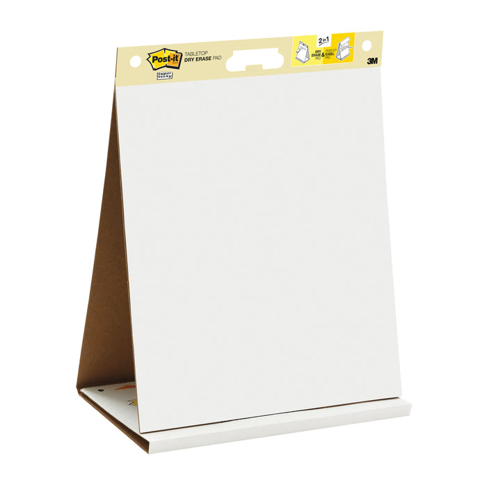 Post-it® Super Sticky Tabletop Easel Pad with Dry Erase 563 DE, 20 in. x23 in.