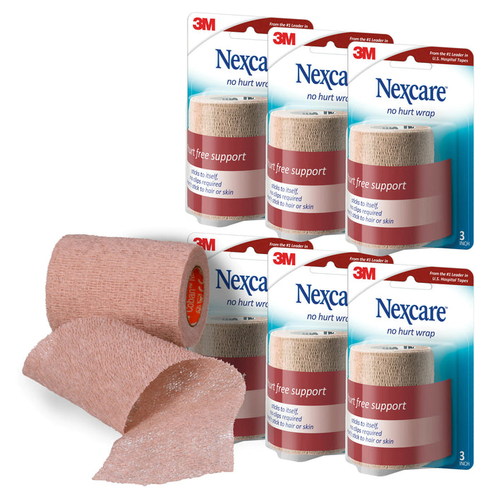 Nexcare No Hurt Wrap NHT-3, 3 in x 2.2 yd (76,2 mm x 2 m) Unstretched